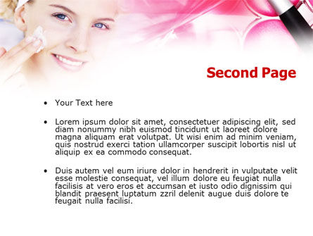 Makeup Tips PowerPoint Template, Slide 2, 01174, Careers/Industry — PoweredTemplate.com