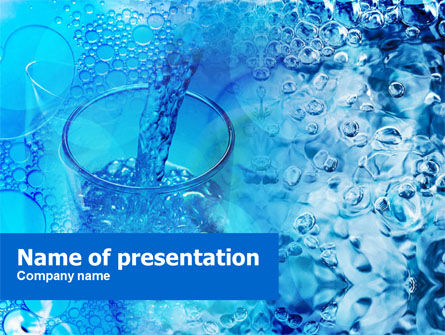 Pouring Water PowerPoint Template, Free PowerPoint Template, 01180, Business Concepts — PoweredTemplate.com