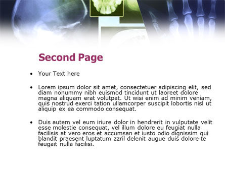 X-ray Images PowerPoint Template, Slide 2, 01184, Medical — PoweredTemplate.com
