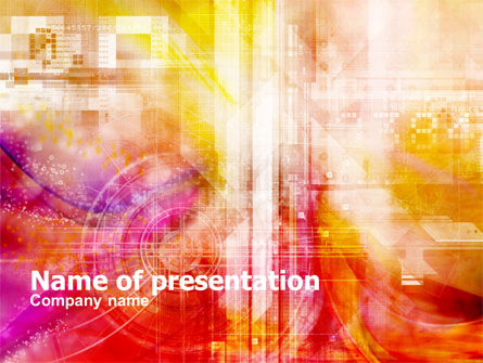 Modèle PowerPoint de un thème industriel brillant, Gratuit Modele PowerPoint, 01190, Abstrait / Textures — PoweredTemplate.com