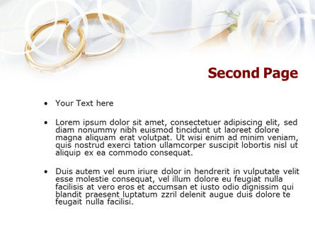 Modelo do PowerPoint - anéis de noivado, Deslizar 2, 01192, Feriados/Ocasiões Especiais — PoweredTemplate.com