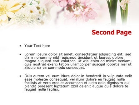 Flower Decoration PowerPoint Template, Slide 2, 01199, Careers/Industry — PoweredTemplate.com