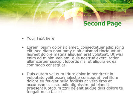Green and Red PowerPoint Template, Slide 2, 01224, Abstract/Textures — PoweredTemplate.com