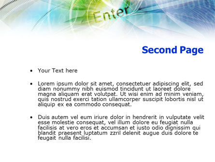 Modèle PowerPoint de entrez la technologie, Diapositive 2, 01230, Carrière / Industrie — PoweredTemplate.com