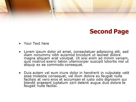 Modello PowerPoint - Corrispondenza commerciale e stampa, Slide 2, 01251, Lavoro — PoweredTemplate.com
