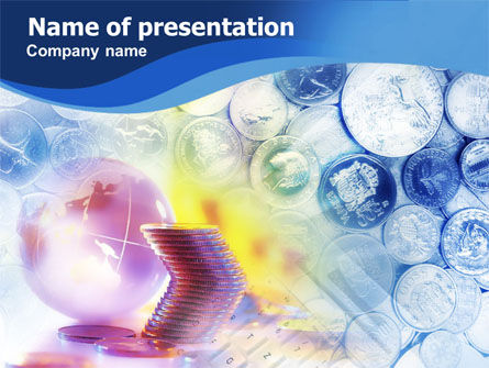 Monetary Funds PowerPoint Template, Free PowerPoint Template, 01252, Financial/Accounting — PoweredTemplate.com