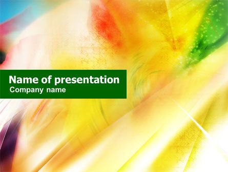 Yellow Expression PowerPoint Template, Free PowerPoint Template, 01270, Abstract/Textures — PoweredTemplate.com
