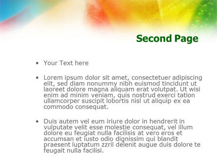 Modèle PowerPoint de expression jaune, Diapositive 2, 01270, Abstrait / Textures — PoweredTemplate.com