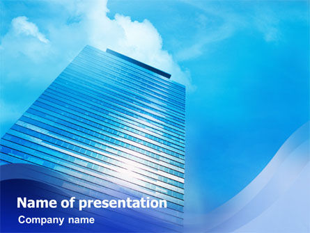 超高層ビルパワーポイント - PowerPointテンプレート, 無料 PowerPointテンプレート, 01280, ビジネス — PoweredTemplate.com