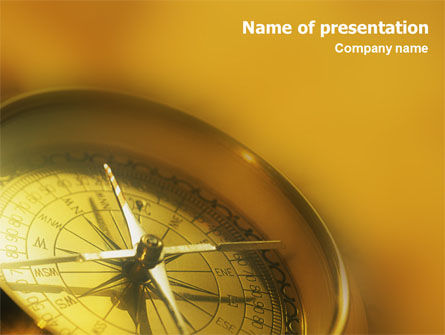 Kompas PowerPoint Template, 01284, Business Concepten — PoweredTemplate.com