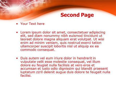 Templat PowerPoint Informasi Lingkup, Slide 2, 01320, Telekomunikasi — PoweredTemplate.com