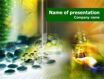 Farmacologie Lab PowerPoint Template, Gratis PowerPoint-sjabloon, 01354, Technologie en Wetenschap — PoweredTemplate.com