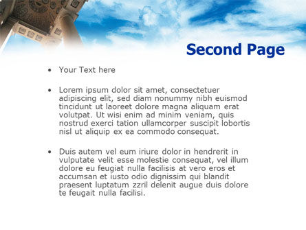 Ancient Portico PowerPoint Template, Slide 2, 01376, Construction — PoweredTemplate.com