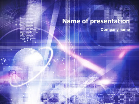 太空探索PowerPoint模板, 免费 PowerPoint模板, 01378, 技术与科学 — PoweredTemplate.com