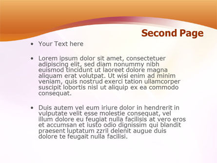 Modèle PowerPoint de violet et jaune, Diapositive 2, 01388, Abstrait / Textures — PoweredTemplate.com