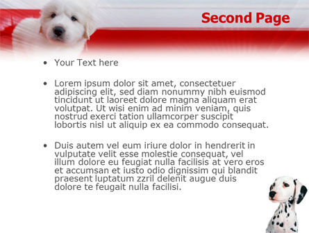 파워포인트 템플릿 - 달마 시안, 슬라이드 2, 01392, 동물 및 애완동물 — PoweredTemplate.com