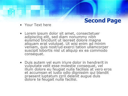 Informationsperspektive PowerPoint Vorlage, Folie 2, 01419, Abstrakt/Texturen — PoweredTemplate.com