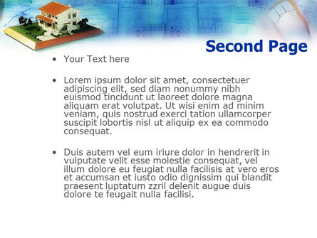 Templat PowerPoint Perencanaan Arsitektur, Slide 2, 01436, Konstruksi — PoweredTemplate.com