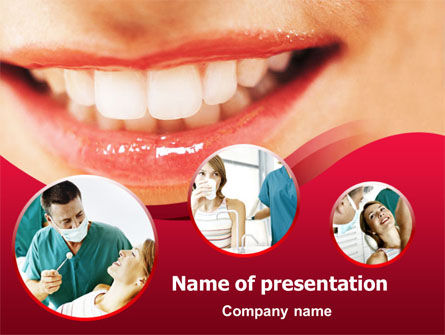 Modèle PowerPoint de dentaire, Gratuit Modele PowerPoint, 01441, Médical — PoweredTemplate.com
