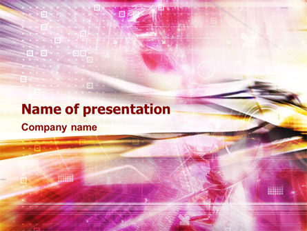 令人着迷的粉红色摘要PowerPoint模板, 免费 PowerPoint模板, 01451, 抽象/纹理 — PoweredTemplate.com