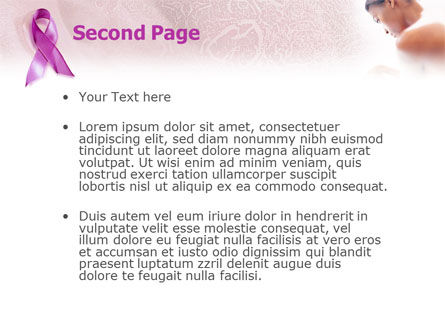 Breast Cancer PowerPoint Template, Slide 2, 01459, Medical — PoweredTemplate.com
