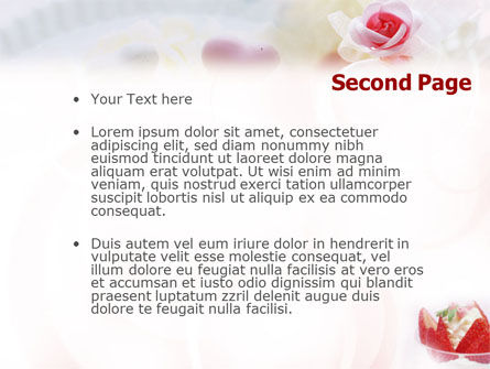 Modèle PowerPoint de glaces et fraises, Diapositive 2, 01499, Food & Beverage — PoweredTemplate.com