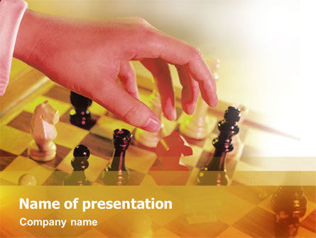 Strategic Move PowerPoint Template, Free PowerPoint Template, 01513, Sports — PoweredTemplate.com