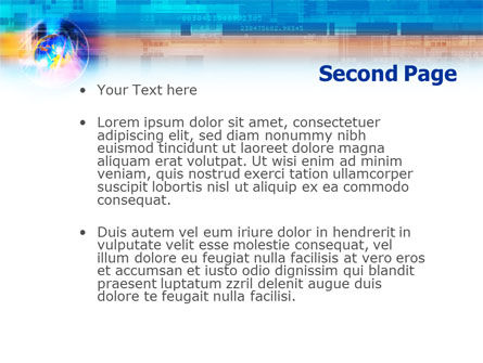 Modello PowerPoint - Tecnologia e mondo, Slide 2, 01523, Mondiale — PoweredTemplate.com