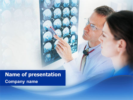 Tomography Study PowerPoint Template, Free PowerPoint Template, 01560, Medical — PoweredTemplate.com