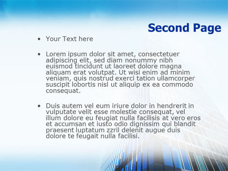 Shining Skyscraper PowerPoint Template, Slide 2, 01568, Business — PoweredTemplate.com