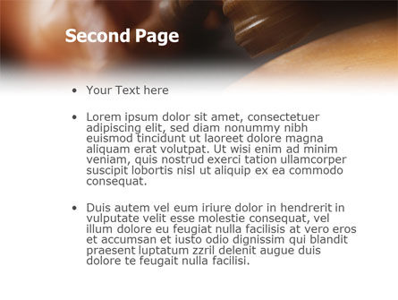 Modèle PowerPoint de légal, Diapositive 2, 01625, Légal — PoweredTemplate.com