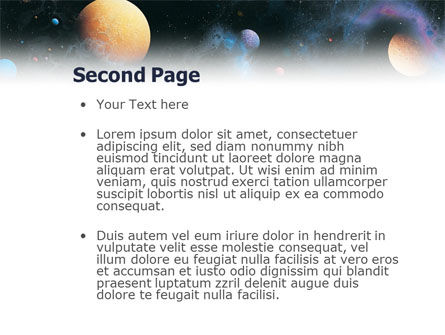 Modèle PowerPoint de planètes, Diapositive 2, 01667, Sciences / Technologie — PoweredTemplate.com