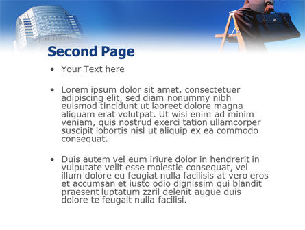Plantilla de PowerPoint - carrera profesional, Diapositiva 2, 01722, Conceptos de negocio — PoweredTemplate.com