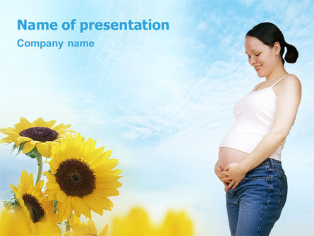 Maternity PowerPoint Template, Free PowerPoint Template, 01730, Medical — PoweredTemplate.com