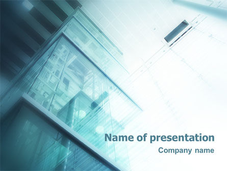 Lift PowerPoint Template, Gratis PowerPoint-sjabloon, 01763, Constructie — PoweredTemplate.com