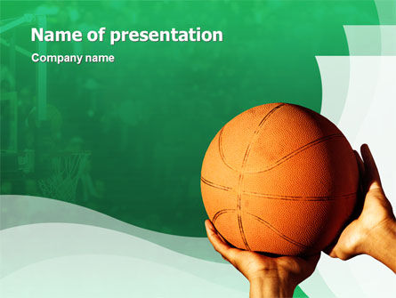 Werfen basketball PowerPoint Vorlage, Kostenlos PowerPoint-Vorlage, 01803, Sport — PoweredTemplate.com