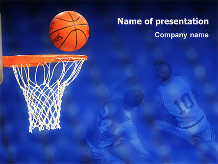 Basketball spiel PowerPoint Vorlage, PowerPoint-Vorlage, 01816, Sport — PoweredTemplate.com