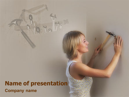 Service PowerPoint Template, Gratis PowerPoint-sjabloon, 01873, Voorzieningen/Industrieel — PoweredTemplate.com