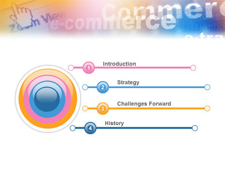 e-commerce in pink-blue-yellow palette powerpoint template e-commerce in pink-blue-yellow palette powerpoint template, Presentation templates