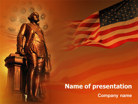 总统日PowerPoint模板, 免费 PowerPoint模板, 01925, 假日/特殊场合 — PoweredTemplate.com