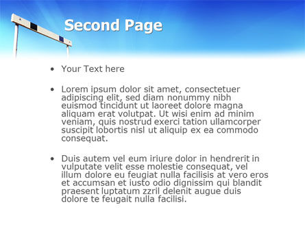 Modèle PowerPoint de course d'obstacle, Diapositive 2, 01949, Sport — PoweredTemplate.com
