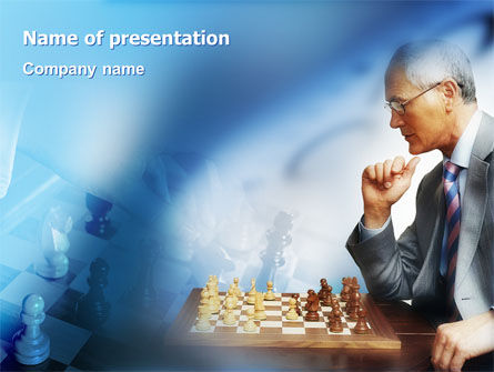 Chess Game PowerPoint Template, Free PowerPoint Template, 01955, Sports — PoweredTemplate.com