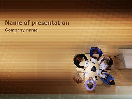 Business Discussion PowerPoint Template, Free PowerPoint Template, 01963, Business — PoweredTemplate.com
