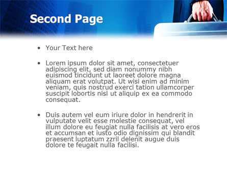 Modèle PowerPoint de valise, Diapositive 2, 01996, Concepts commerciaux — PoweredTemplate.com