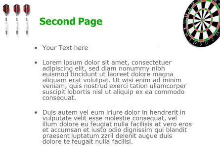 Modello PowerPoint - Freccette e target, Slide 2, 02007, 3D — PoweredTemplate.com