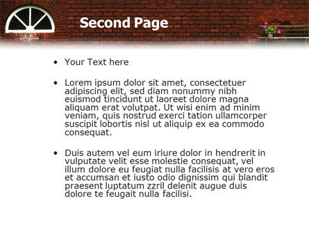 Stenen Muur PowerPoint Template, Dia 2, 02029, Algemeen — PoweredTemplate.com