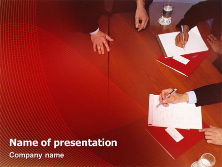 ブリーフィング - PowerPointテンプレート, 02048, ビジネス — PoweredTemplate.com