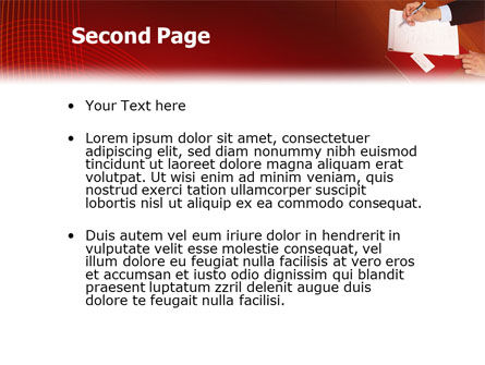 Plantilla de PowerPoint - instrucciones, Diapositiva 2, 02048, Negocios — PoweredTemplate.com