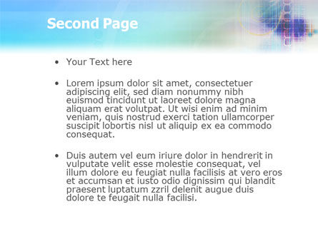 Internet Space PowerPoint Template, Slide 2, 02053, Abstract/Textures — PoweredTemplate.com