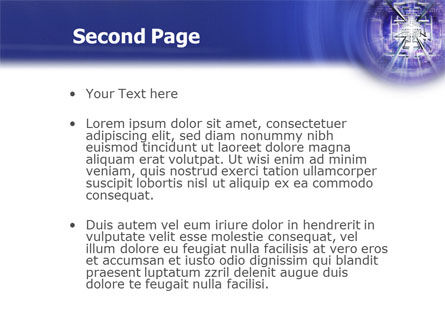 Telecommunication Lines PowerPoint Template, Slide 2, 02059, Technology and Science — PoweredTemplate.com